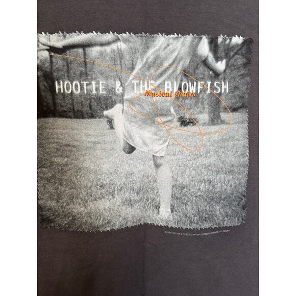 Vintage Hootie and the Blowfish Musical Chairs Tour Concert T Shirt Gray XL - Picture 4 of 5